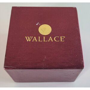 2003 Wallace Silversmiths Annual Silver Christmas Bell Ornament With Box